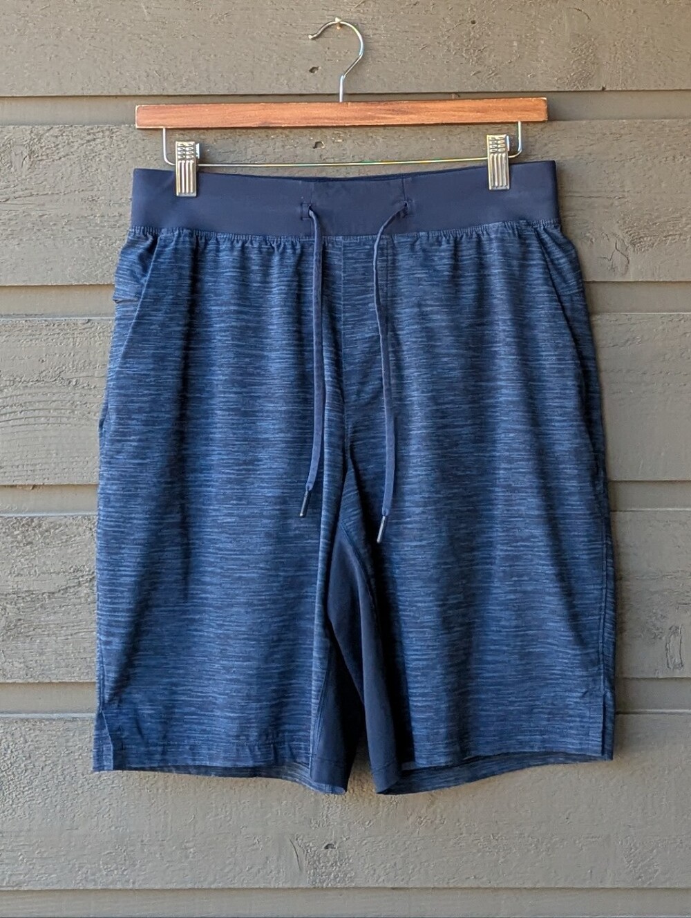 Lululemon T.H.E. Short 9" *Liner Size Small Heathered Dark Blue